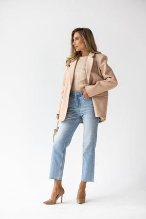 Adrienne Oversized Blazer – Beige