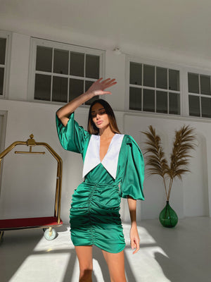 Bernadette Ruched Mini Dress