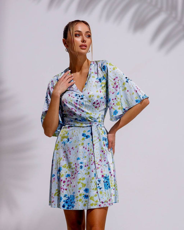 Suzanne Printed Flared Dress