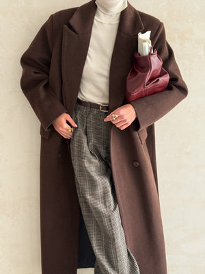 Solange Belted Longline Coat