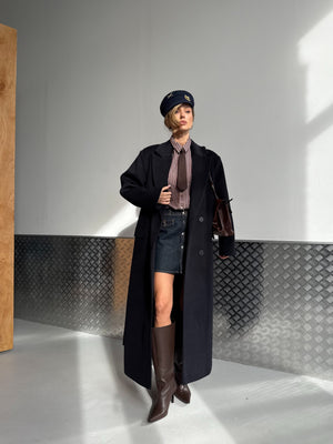 Solange Belted Longline Coat