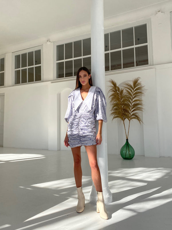 Bernadette Ruched Mini Dress