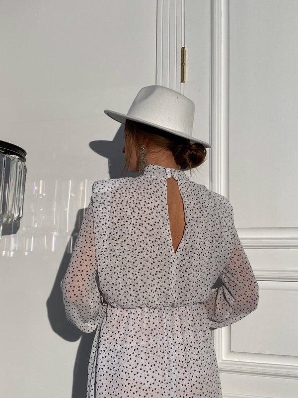 Roseline Printed Midi Dress