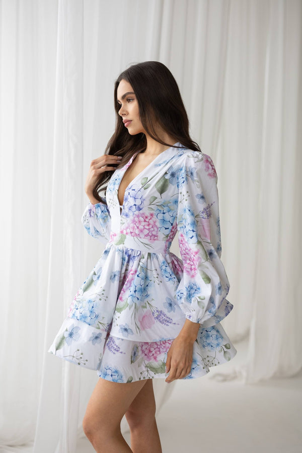 Amalia Flounce Dress