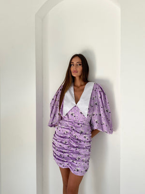 Bernadette Ruched Mini Dress