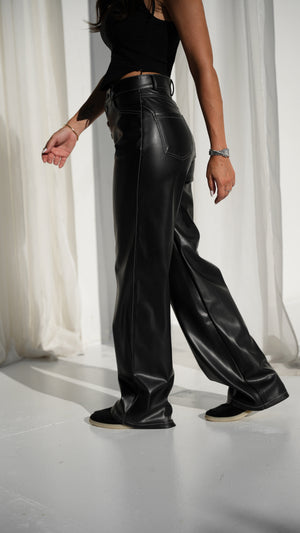 Astrid Belted Wide-Leg Trousers