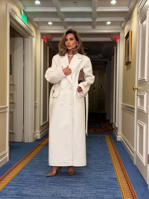 Solange Belted Longline Coat