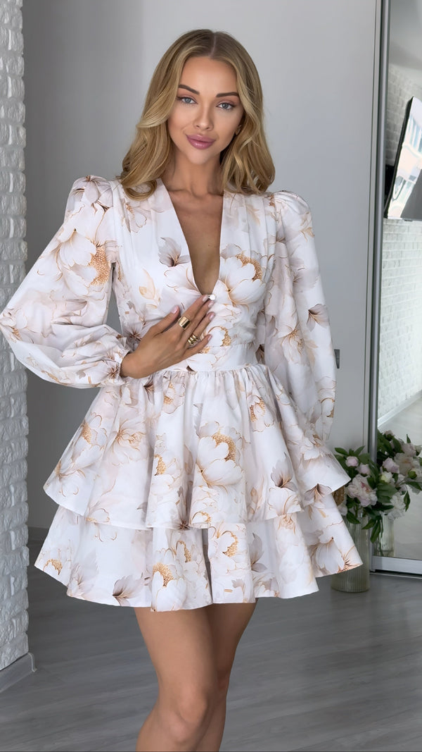 Amalia Flounce Dress