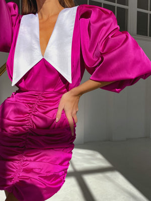 Bernadette Ruched Mini Dress
