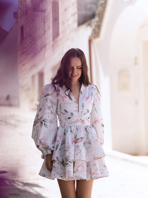 Amalia Flounce Dress