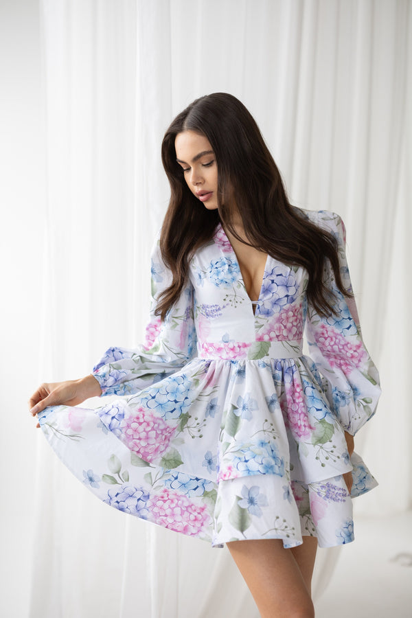 Amalia Flounce Dress