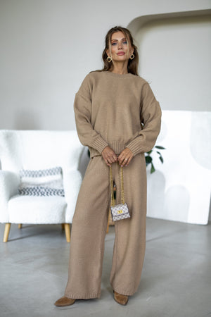 Anouk Knit Lounge Set – Camel