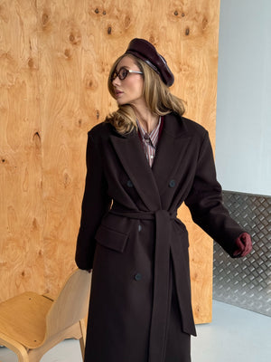 Solange Belted Longline Coat