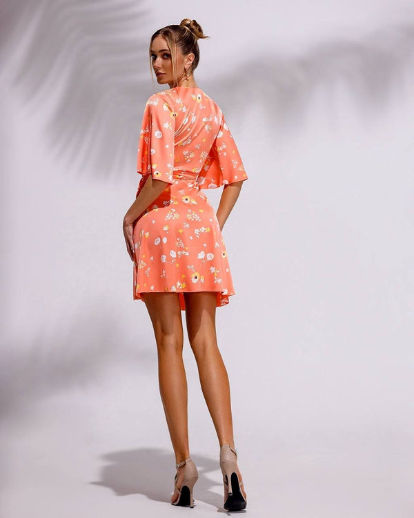 Suzanne Printed Flared Dress