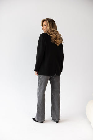 Adrienne Oversized Blazer – Black