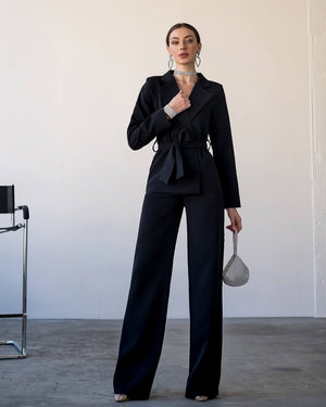 Eugénie Belted Blazer & Trouser Suit