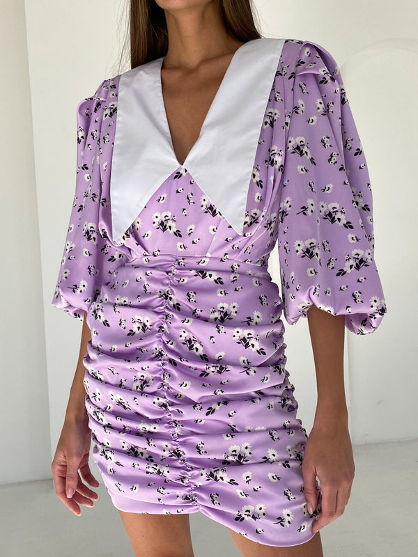 Bernadette Ruched Mini Dress