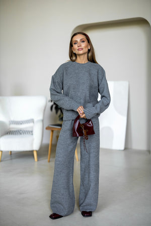 Anouk Knit Lounge Set – Grey