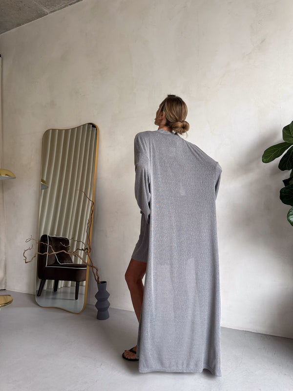 Albertine Knit Three-Piece Lounge Set – Grey