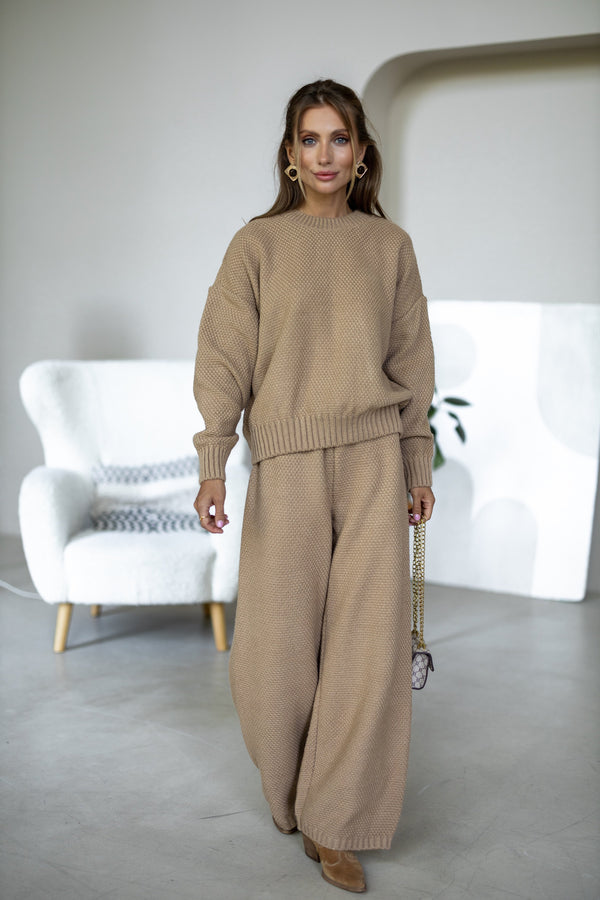 Anouk Knit Lounge Set – Camel