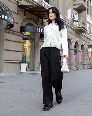 Céline Knit Top & Wide-Leg Set