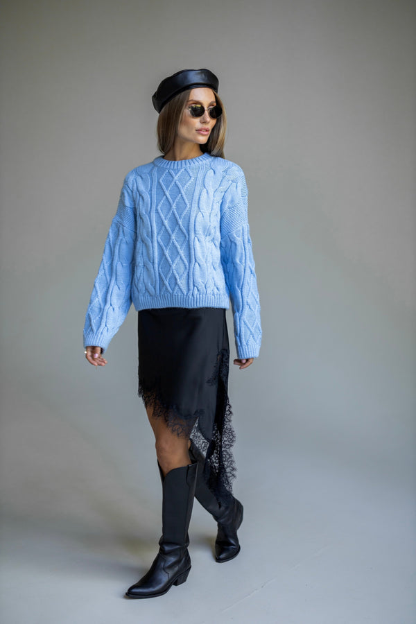 Iris Cable Knit Sweater