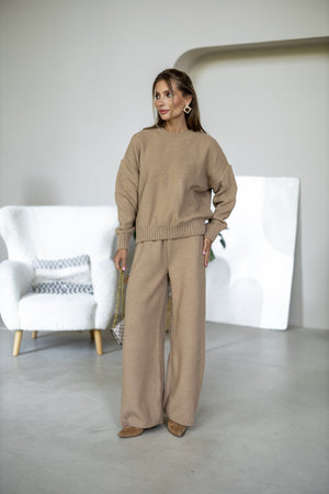 Anouk Knit Lounge Set – Camel