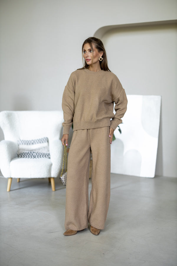 Anouk Knit Lounge Set – Camel
