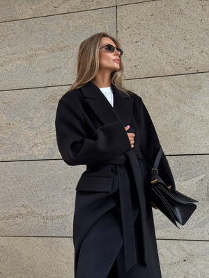 Solange Belted Longline Coat