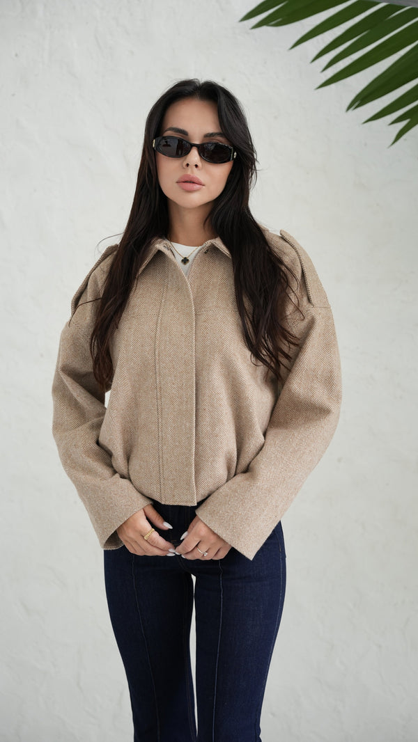 Romane Oversized Shirt Jacket